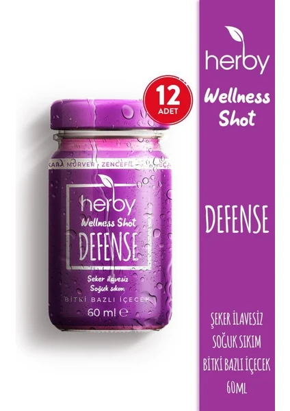 Defense Shot 12'li Paket Bitki Bazlı İçecek 60 ml