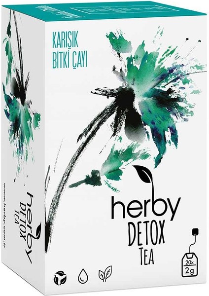 Detox Tea Diyete Destek Detoks Bitki Çayı 3'lü Paket