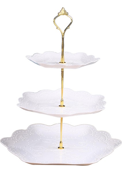 Pasta Stand Meyveleri Catering Partileri Ekran Stand Altıgen Türü (Yurt Dışından)