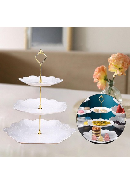 Pasta Stand Meyveleri Catering Partileri Ekran Stand Altıgen Türü (Yurt Dışından) indirimleri