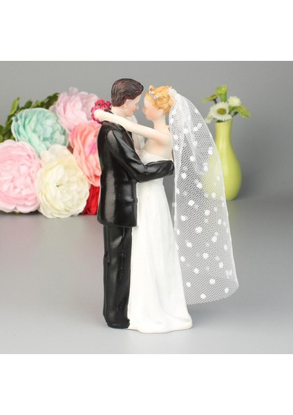 Çift Gelin W.light Cilt Reçine Düğün Heykelcik Dekoratif Kek Topper (Yurt Dışından) fiyatları
