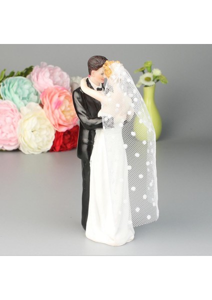 Çift Gelin W.light Cilt Reçine Düğün Heykelcik Dekoratif Kek Topper (Yurt Dışından) fırsatları