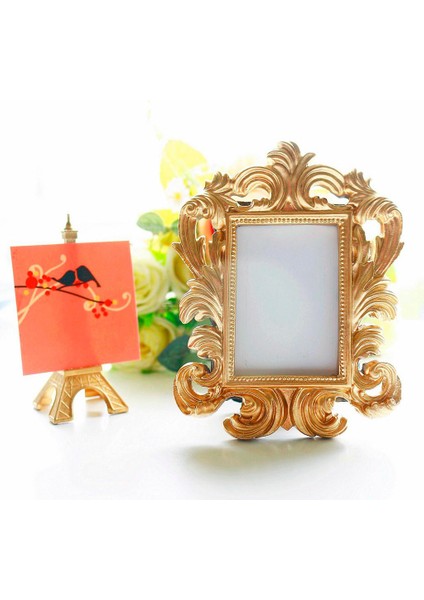 Reçine Fotoğraf Barok Resim Çerçeve Yaratıcı Retro Planters Çerçeve Düğün Evi (Yurt Dışından)