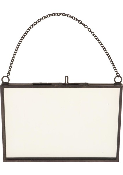 Cam Çift Taraflı Yaratıcı Sanat Eseri Asılı Sanat Süsü Uzun Şekil 9 x 13CM (Yurt Dışından)