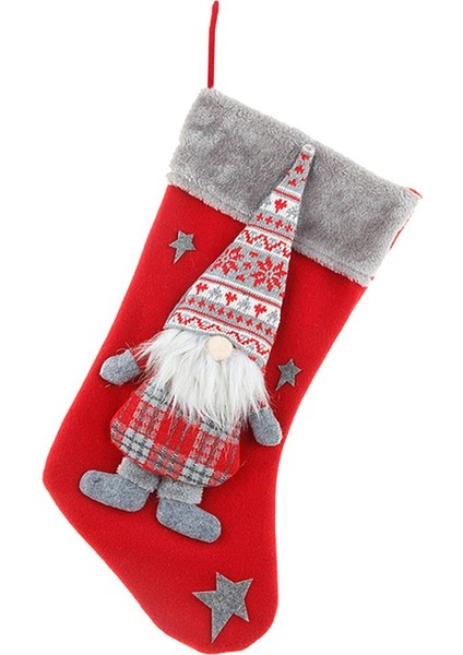 Noel Tatil Çorapları Noel Ağacı Asma Tedavisi Çantalar Dokunmayan Noel Baba (Yurt Dışından)
