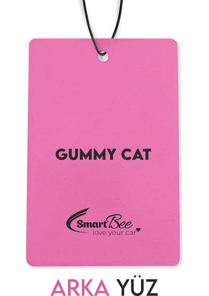 Gummy Cat 5’li Paket Asma Oto Kokusu
