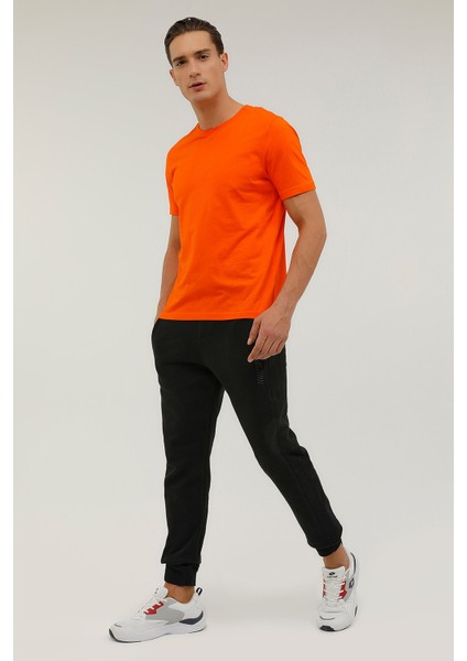 Men Sweat Pant Siyah Erkek Eşofman 23222-02