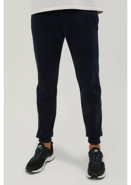 Men Sweat Pant Lacivert Erkek Eşofman 23222-15