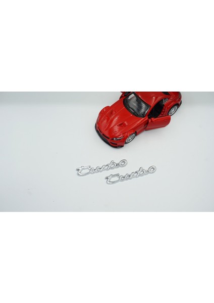 Porsche Turbo Çamurluk Yanı Metal Yazı Logo Amblem Seti fiyatları