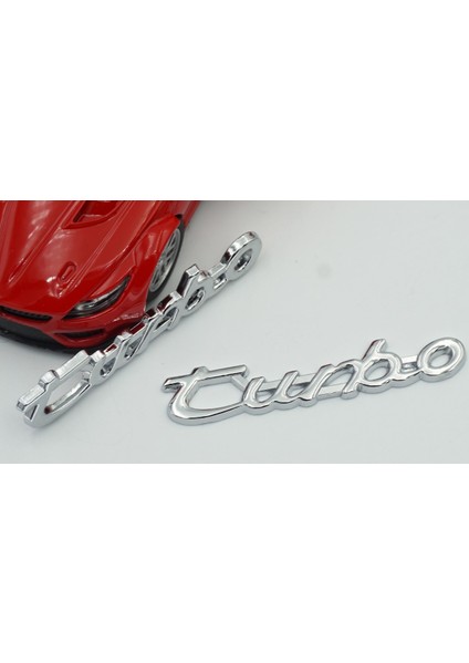 Porsche Turbo Çamurluk Yanı Metal Yazı Logo Amblem Seti indirimleri