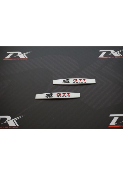 Vw Volkswagen Gti Running Rabbit Logo Yan Çamurluk 3m 3D Krom Metal Logo Amblem fiyatları