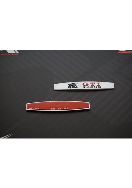 Vw Volkswagen Gti Running Rabbit Logo Yan Çamurluk 3m 3D Krom Metal Logo Amblem indirimleri