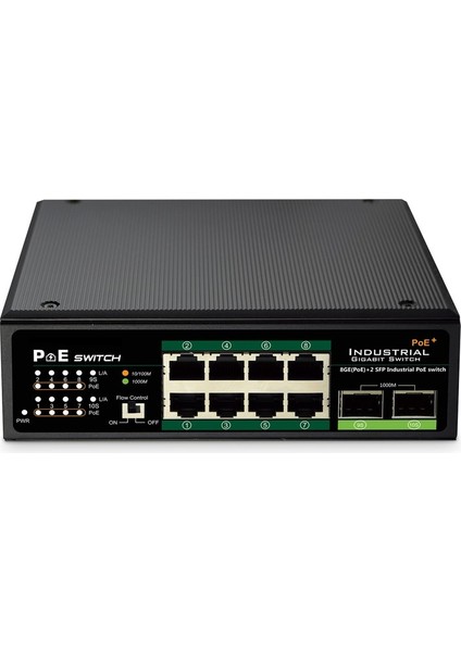 DN-651110 8 Port Endüstriyel Switch