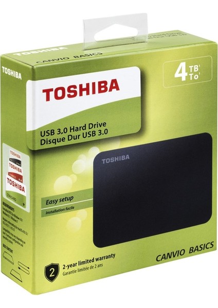 4tb Canvio Basic 2.5" USB 3.0 HDTB440EK3CA