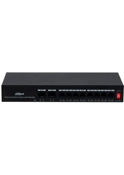 PFS3010-8ET-65 8 Port Poe Yönetilemez Switch