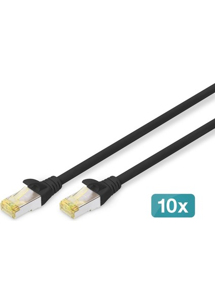 DK-1644-A-030/BL S/ftp CAT6A Siyah (3m) fiyatları