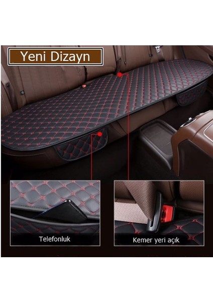 Yeni Set Kumaş Oto Koltuk Minderi ve Boyun Yastığı 2 Adet Capitone fiyatları