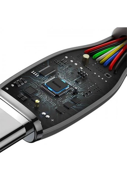 100W 1.2 Metre Pd Type C To Type C Şarj ve Data Kablosu, Akıllı Çipli Akım Korumalı Kablo