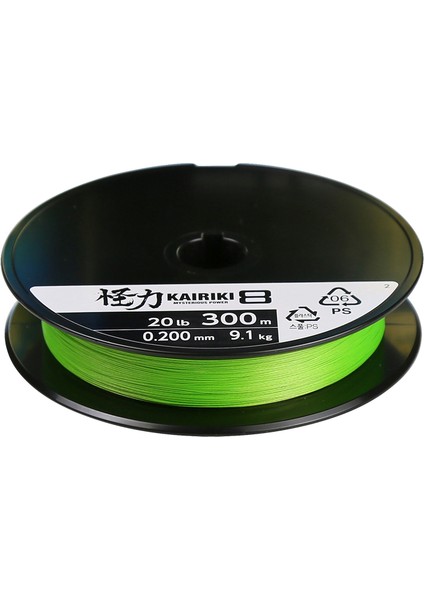 Kairiki 8x 300 M Mantis Green Örgü Ip Misina