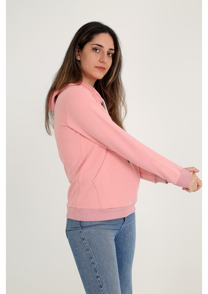 Kapüşonlu Somon Sweatshirt modelleri