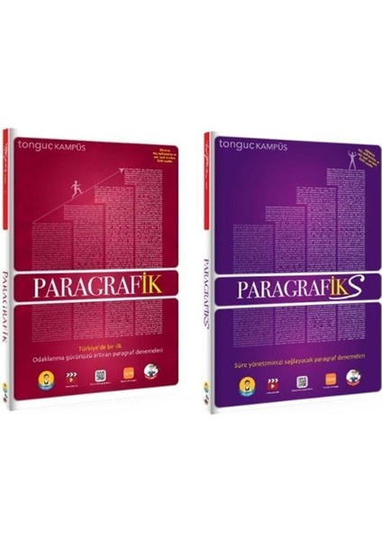 TYT Paragrafik Paragrafiks Denemeleri Seti Gri Koç 2020 2 Kitap