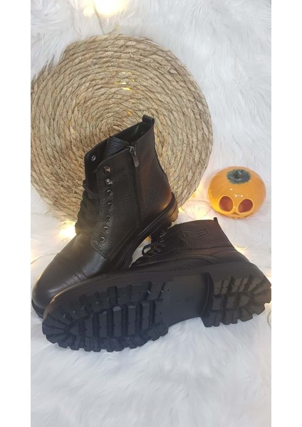 Deri Kaymaz Taban Erkek Postal Bot CKR00368 - 40