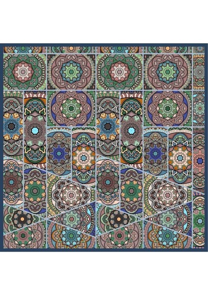 Yakamoz Indigo Pamuk Viskon Eşarp indirimleri