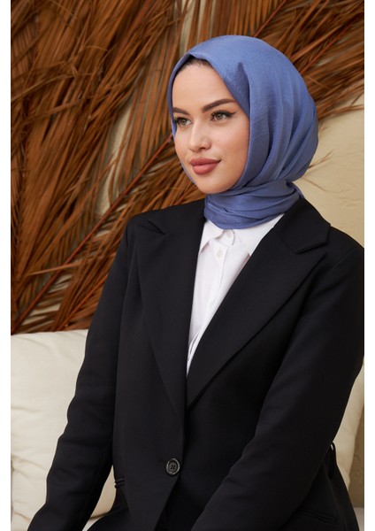Janjan Çift Taraflı Şal Indigo Mavi fiyatları