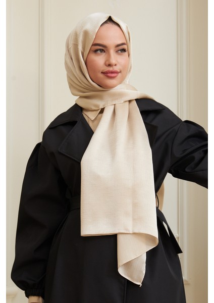 Janjan Çift Taraflı Şal Ekru fiyatları