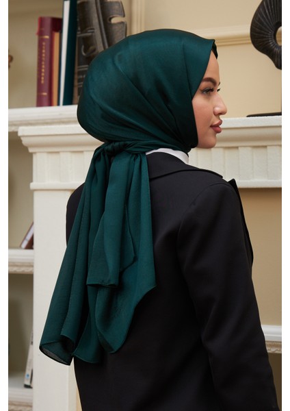 Janjan Çift Taraflı Şal Koyu Zümrüt fırsatları