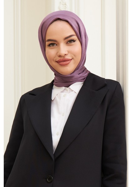 Janjan Çift Taraflı Şal Mürdüm