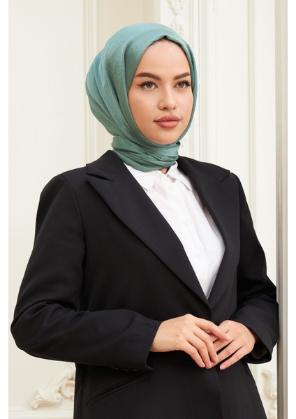 Janjan Çift Taraflı Şal Zümrüt Yeşil