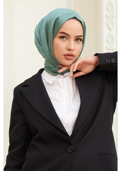 Janjan Çift Taraflı Şal Zümrüt Yeşil modelleri