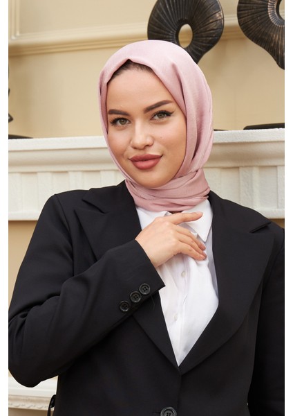 Janjan Çift Taraflı Şal Pudra Pembe fırsatları