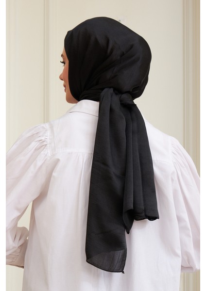 Janjan Çift Taraflı Şal Siyah indirimleri