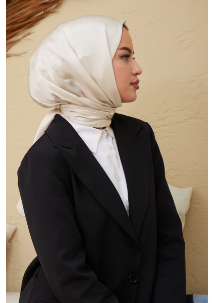 Janjan Çift Taraflı Şal Inci Beyaz fırsatları