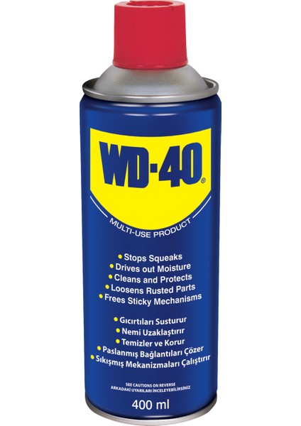 Henkel Wd-40 Çok Amaçlı Pas Sökücü Yağlayıcı Kayganlaştırıcı Sprey 400 ml 3'lü Paket