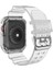 Apple Watch 9 8 7 6 5 4 Se Uyumlu 38-40-41 MM Ebatlar İçin Transparan Tank Kordon Kasa 3