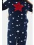 2271 Shine Lacivert Kız Çocuk Uzun Kol Pijama Takım 4