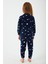 2271 Shine Lacivert Kız Çocuk Uzun Kol Pijama Takım 5
