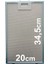 DVE6G520 Davlumbaz Filtresi 20X34,5 Aspiratör Filtre 1
