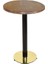 Bistro Masa (Karanfil Gold Werzalit Yuvarlak Q60) - Antik Dark 1