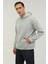 Kapüşonlu Rahat Kesim Mint Erkek Sweatshirt 2WCG5162PR 2