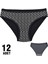 Dondeza 101-5 Desenli Bayan Bikini 12'li 1