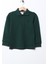 Düz Erkek Çocuk Yeşil Sweatshirt TP01KIDSSK022 1