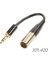 3 Pin Mini Xlr Erkek - 3.5 mm Stereo Kaliteli Mikrofon Kablosu - 50 cm 1