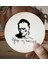 Gift Kişiye Özel Atatürk Temalı Beyaz Kupa Bardak Ve Yuvarlak Ahşap Bardak Altlığı Hediye Seti -19 2