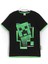 3D Creeper Baskılı Çocuk T Shirt 5 - 13 Yaş Siyah 1