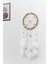 Nazar Boncuklu Düş Kapanı Hand Made Dreamcatcher Kuş Tüyü Duvar Süsü Ev Dekor 13431 5