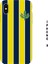 Sarı Lacivert Çubuklu Baskılı Iphone x Silikon Telefon Kılıfı Fenerbahçe 1